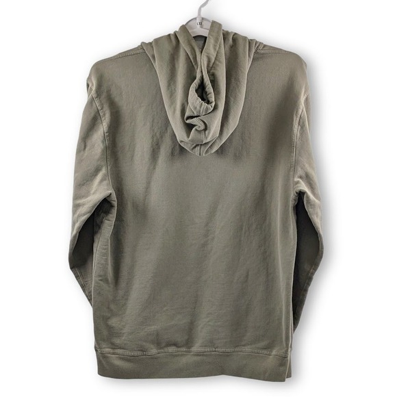 Buck Mason Brushed Loopback Hoodie Mens Large Olive Green Casual Modern - Picture 6 of 9